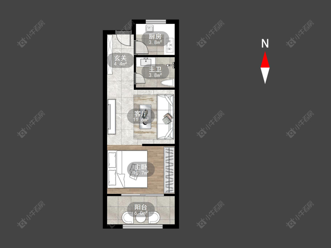 常州新城蓝钻苑东区在售二手房房源户型图_小牛看房