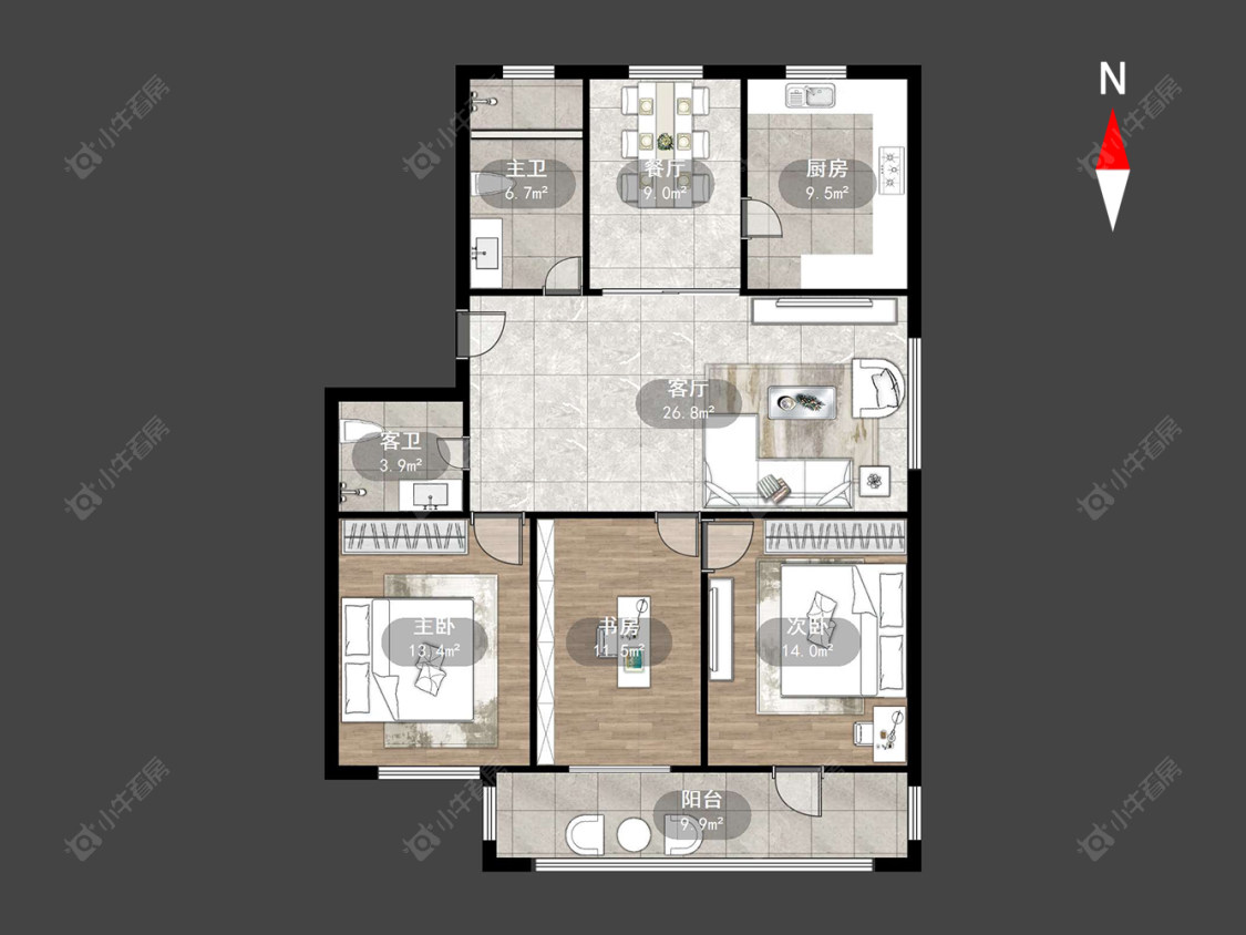 广景山庄房源户型图 常州广景山庄在售二手房源户型图_小牛看房