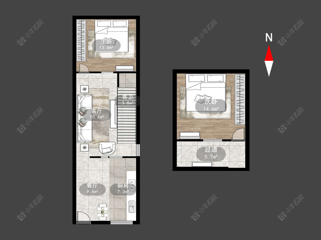 常州关河里在售二手房源户型图_小牛看房