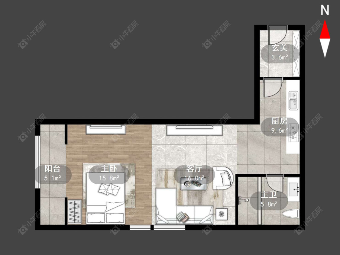 常州运河天地在售二手房源户型图_小牛看房
