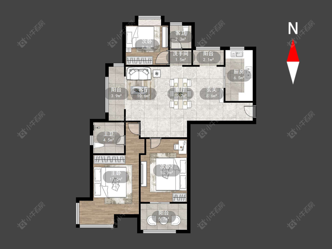 常州凤凰名城在售二手房源户型图_小牛看房