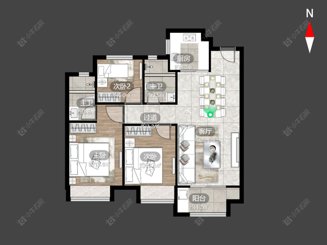 桃李东方房源户型图 常州桃李东方在售二手房源户型图_小牛看房