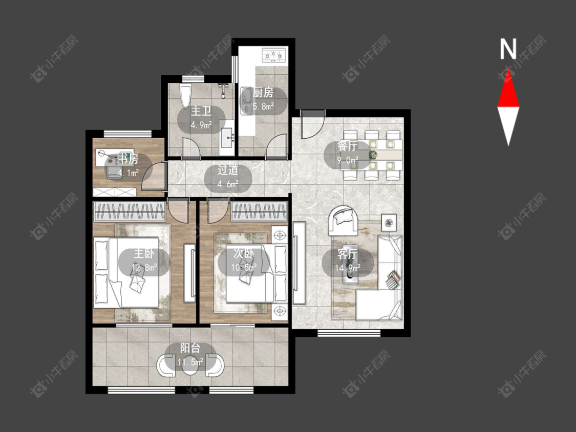 常州朗诗蓝郡在售二手房源_小牛看房