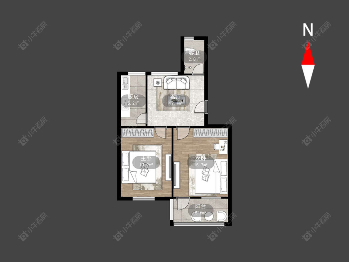 故园里房源户型图 常州故园里在售二手房源户型图_小牛看房