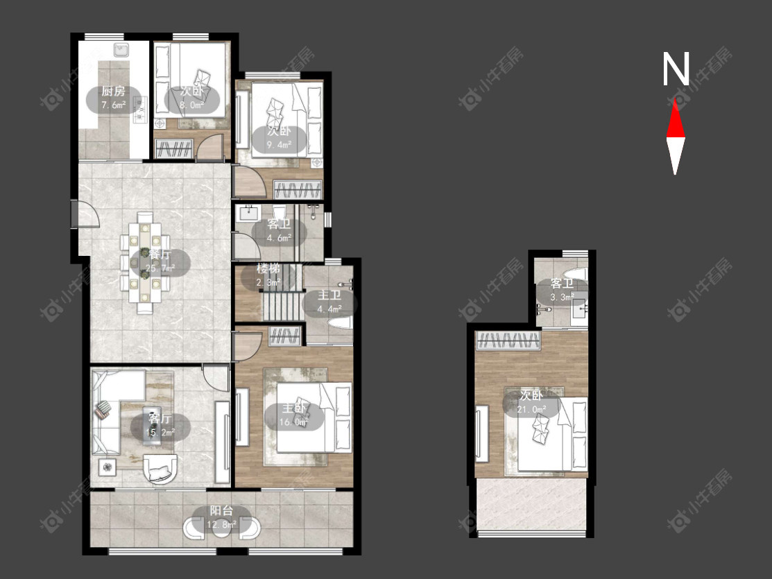 常州新城璞樾和山在售二手房源户型图_小牛看房