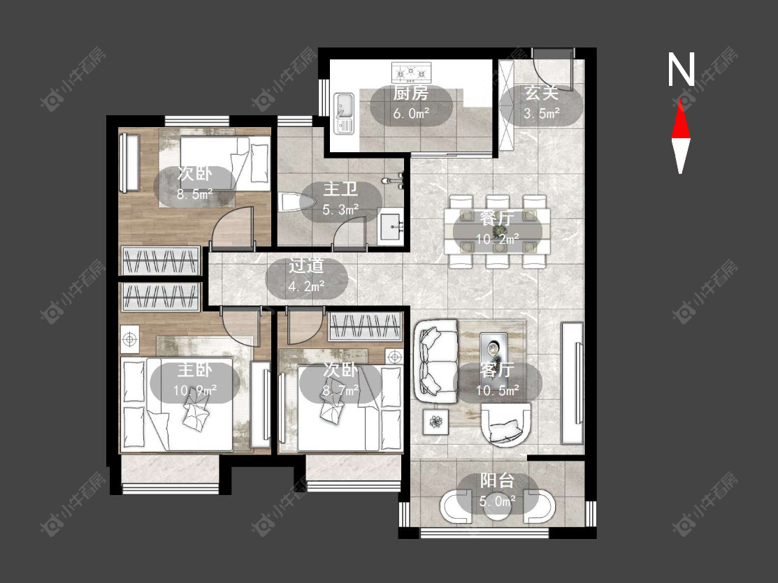 常州衡麓世家在售二手房源户型图_小牛看房