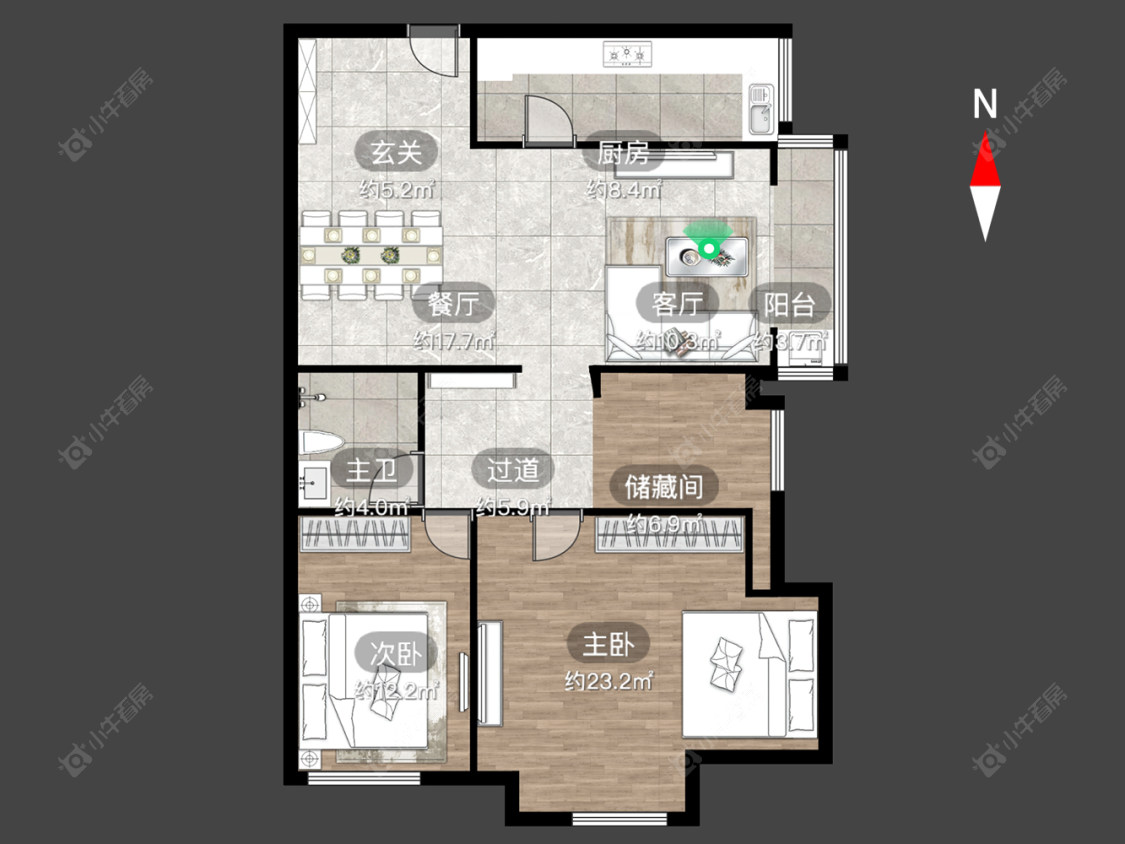 侨光苑房源户型图 常州侨光苑在售二手房源户型图_小牛看房