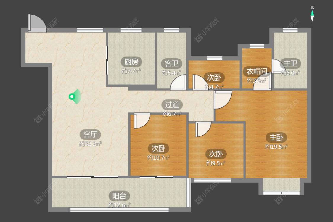 华润国际六期房源户型图 常州华润国际六期在售二手房源户型图_小牛看房