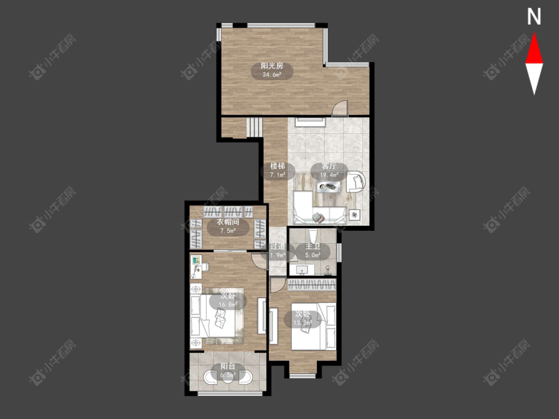 常州鹤苑新都在售二手房源户型图_小牛看房
