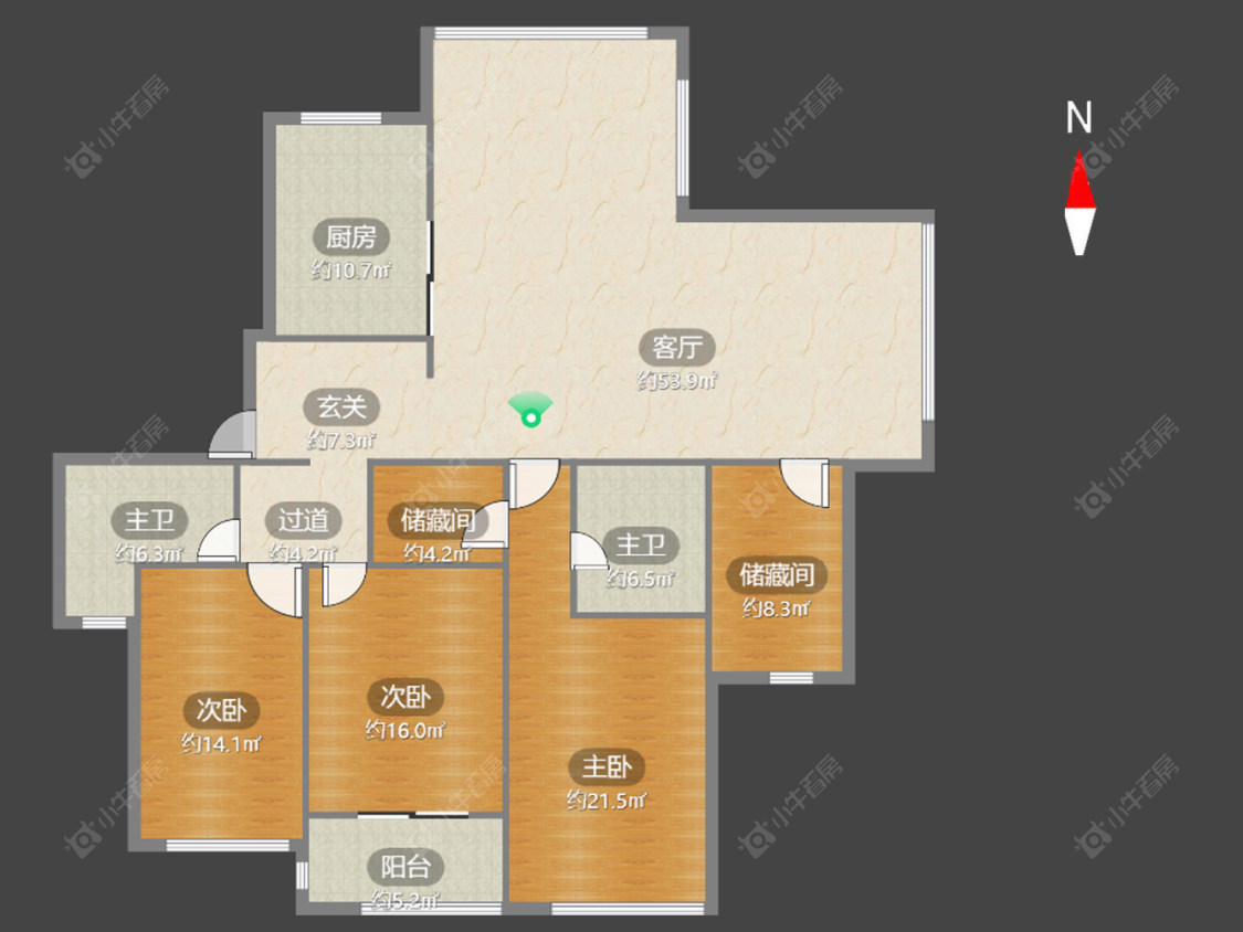 华润国际一期房源户型图 常州华润国际一期在售二手房源户型图_小牛看房