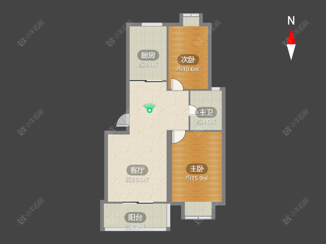 常州陈渡新苑在售二手房源户型图_小牛看房