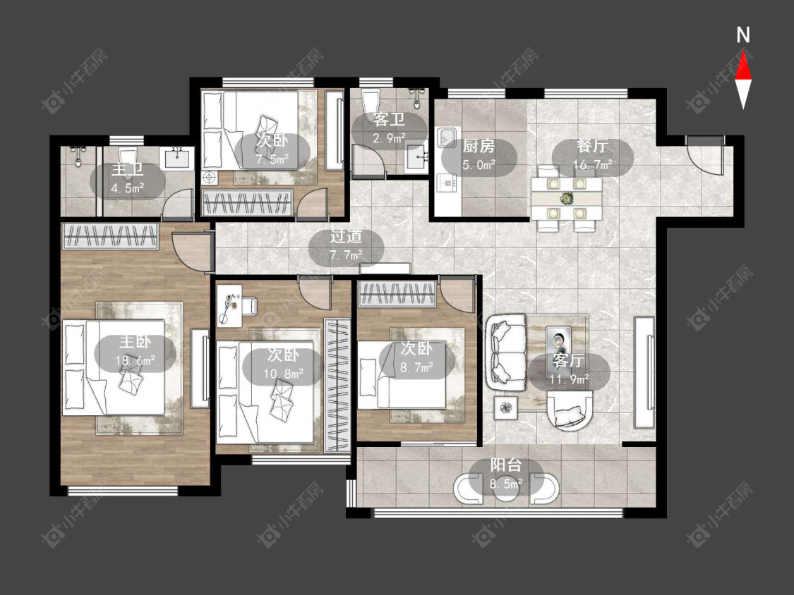 万科公园大道一期房源户型图 常州万科公园大道一期在售二手房源户型图_小牛看房