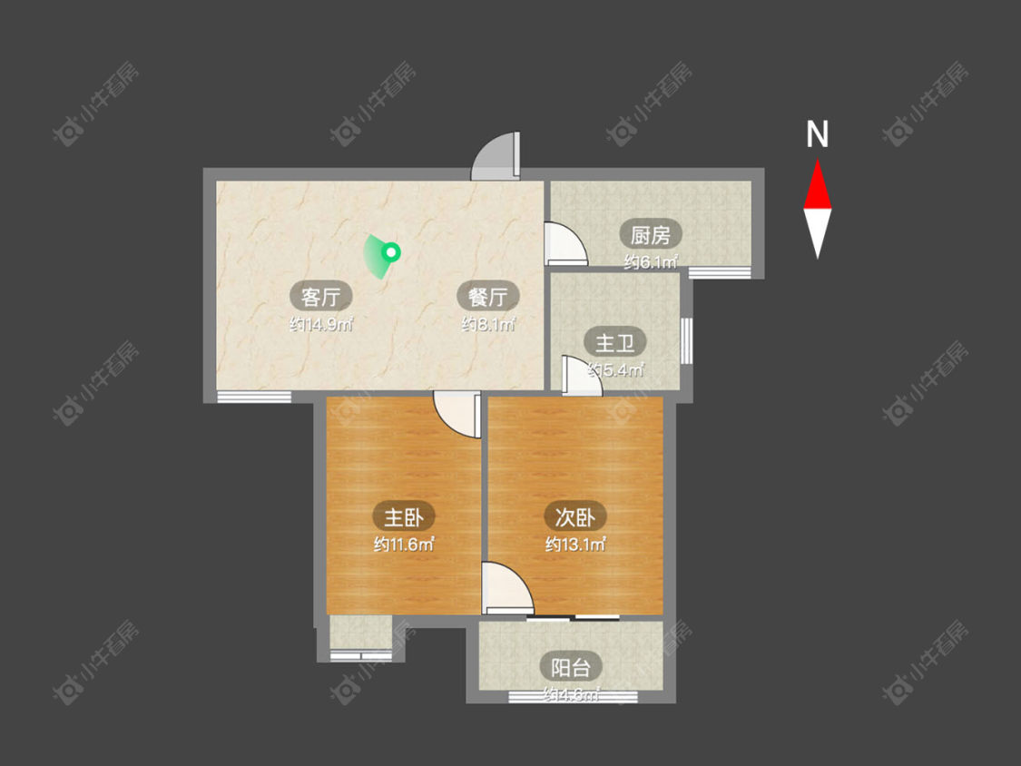 常州顺园八村三期在售二手房源户型图_小牛看房