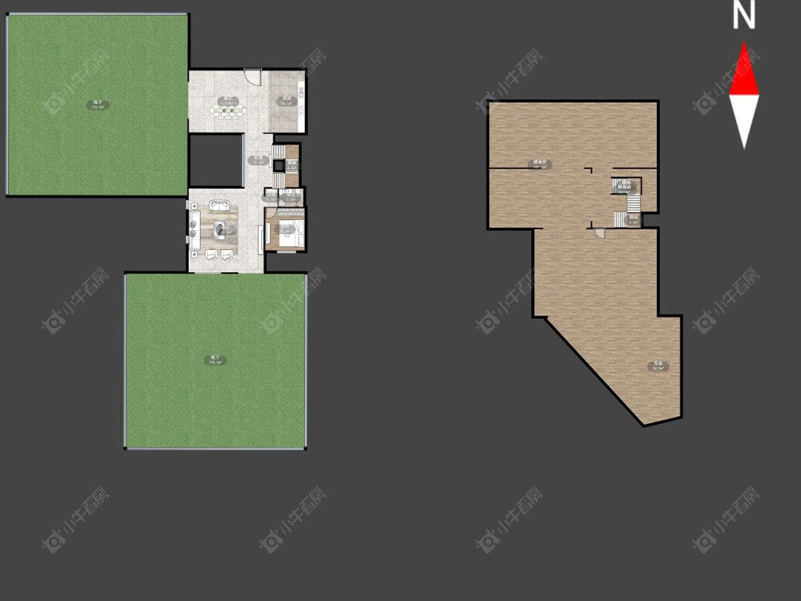 金新御园别墅区房源户型图 常州金新御园别墅区在售二手房源户型图_小牛看房
