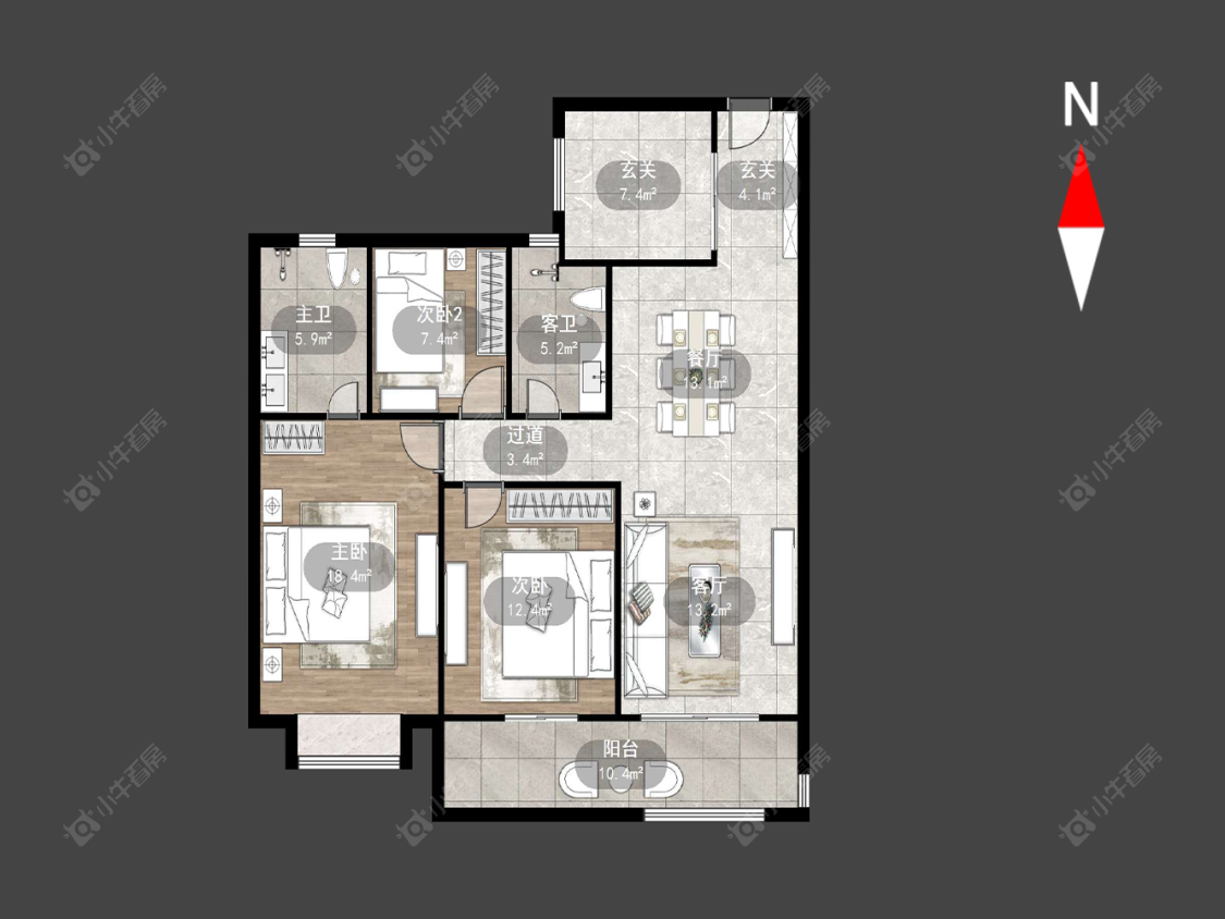 新城樾隽中央房源 常州新城樾隽中央在售二手房源_小牛看房