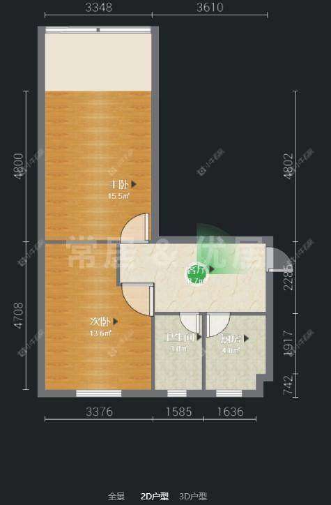 常州工房北区十一区租房_工房北区十一区2室1厅房源出租