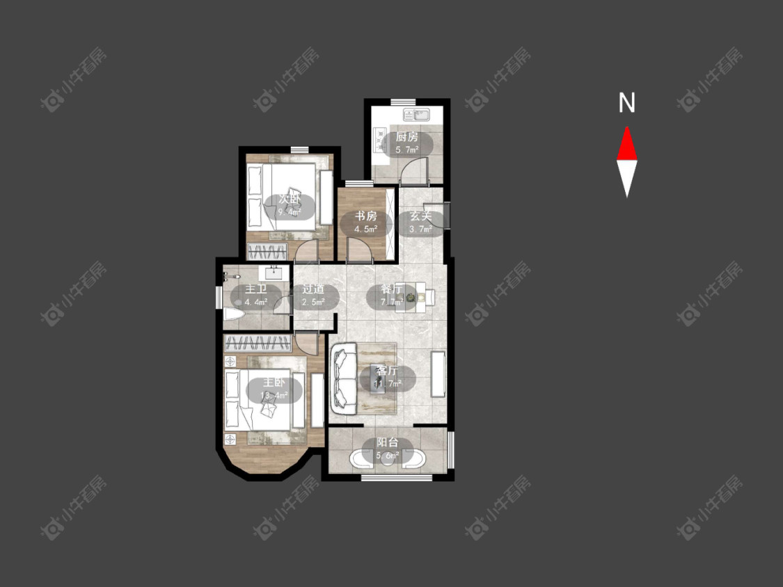 常州金美林花园在售二手房源_小牛看房