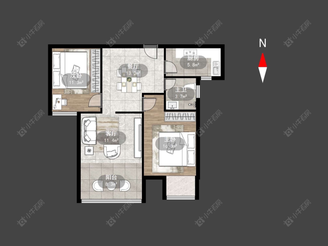 常州香树湾馨苑在售二手房源户型图_小牛看房