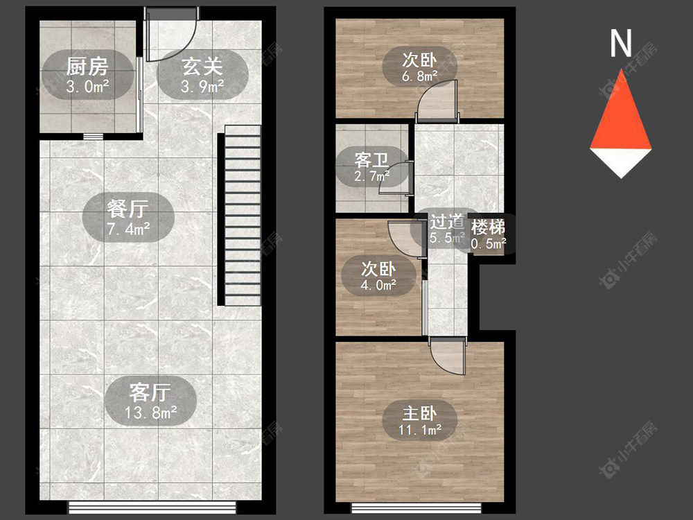 常州亚泰财富中心在售二手房房源户型图_小牛看房