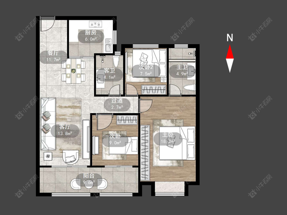 绿都万和城九区房源户型图 常州绿都万和城九区在售二手房源户型图_小牛看房