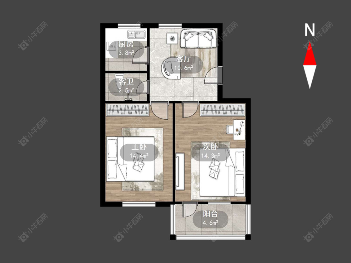 常州花园新村（钟楼）在售二手房源户型图_小牛看房