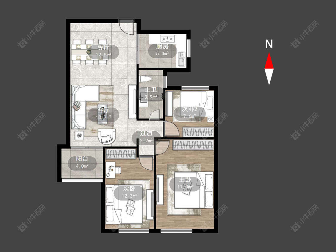 常州绿都万和城五区在售二手房源户型图_小牛看房