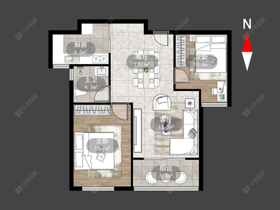 紫廷名苑房源户型图 常州紫廷名苑在售二手房源户型图_小牛看房