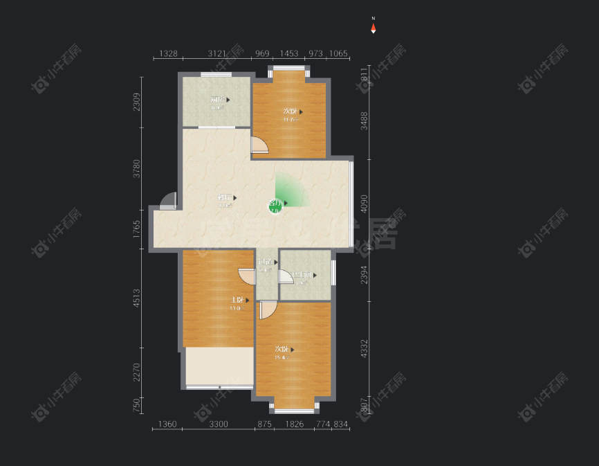 常州四季新城南苑在售二手房源户型图_小牛看房