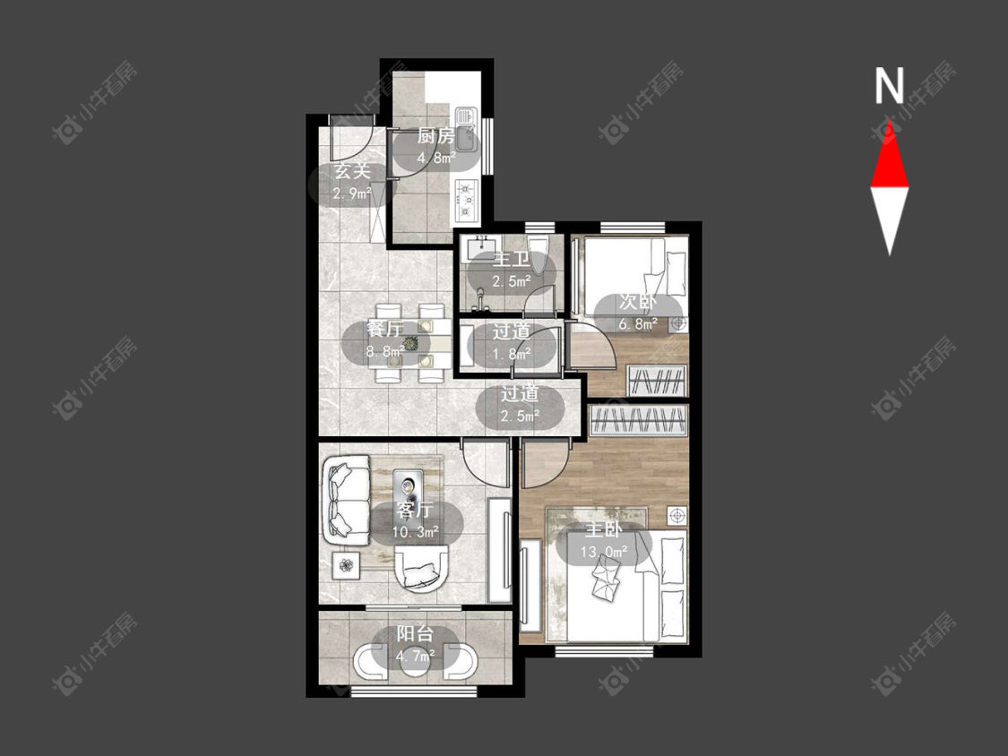 临津花园房源户型图 常州临津花园在售二手房源户型图_小牛看房