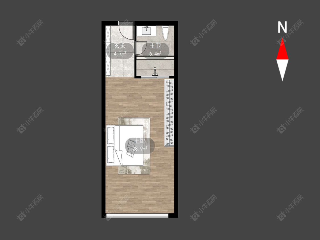 荣盛曼哈顿广场房源户型图 常州荣盛曼哈顿广场在售二手房源户型图_小牛看房