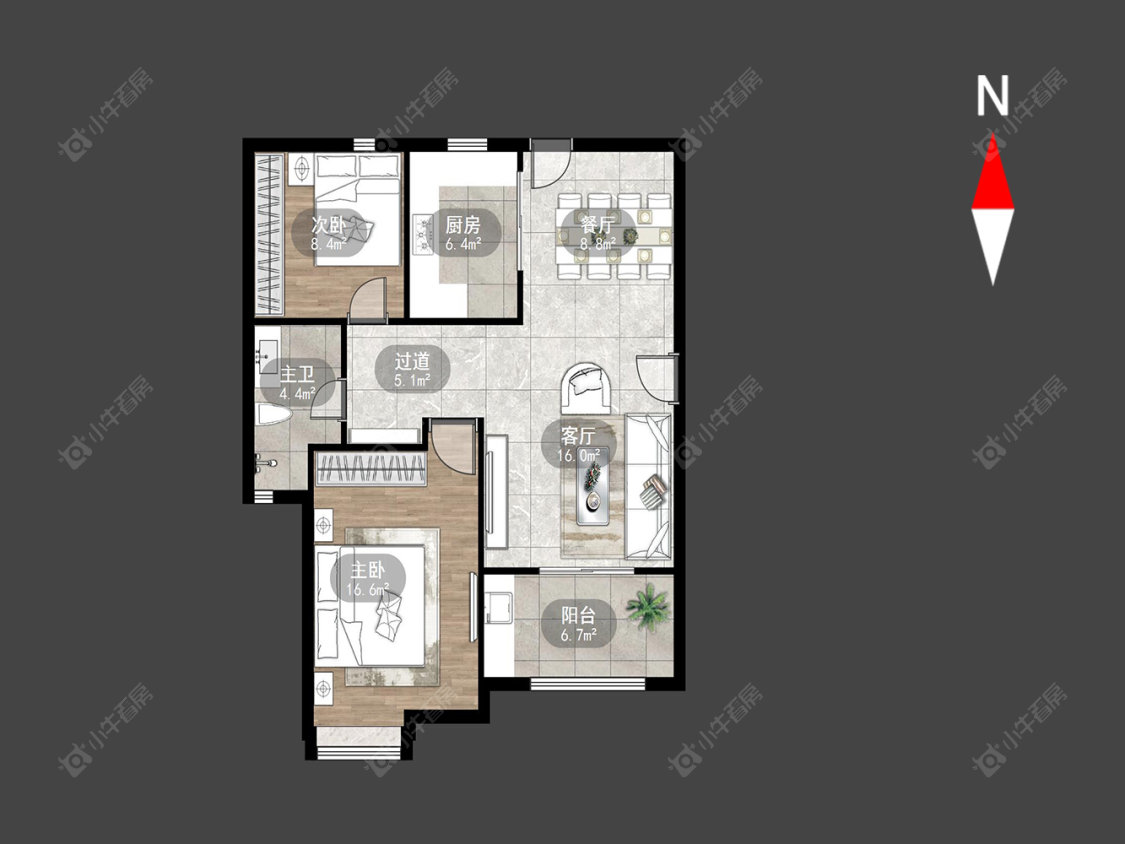 常州尚枫澜湾在售二手房源户型图_小牛看房