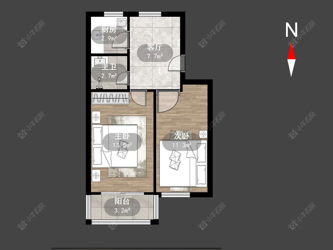 常州劳动新村南区在售二手房源户型图_小牛看房