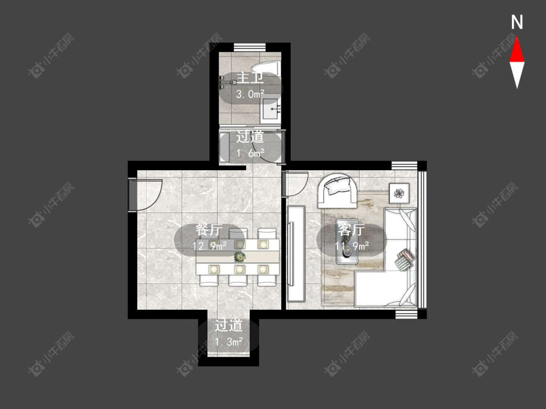 松涛苑房源户型图 常州松涛苑在售二手房源户型图_小牛看房