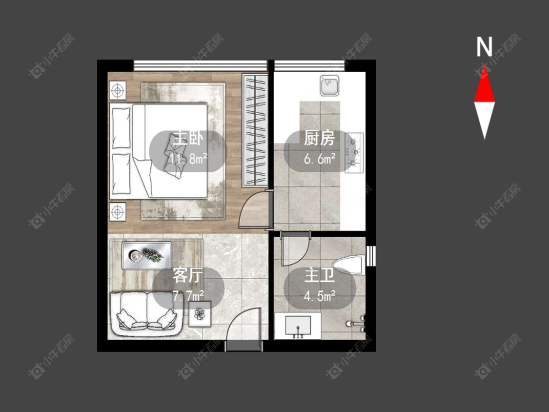 金百国际房源户型图 常州金百国际在售二手房源户型图_小牛看房
