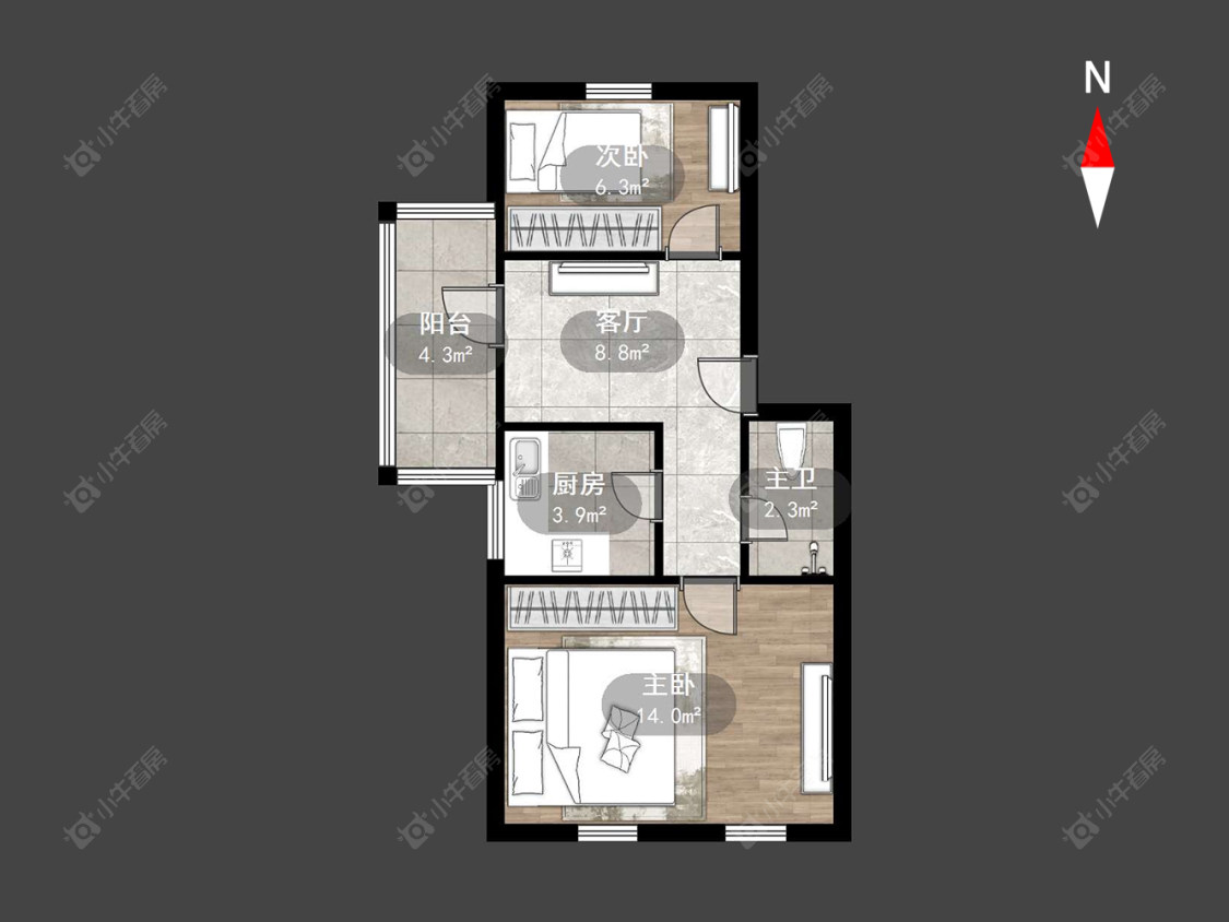 常州清潭新村在售二手房源户型图_小牛看房