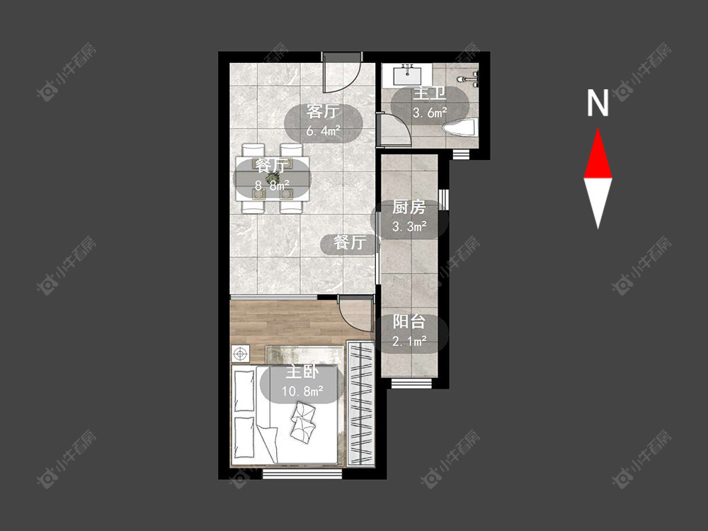 新城公馆国际公寓房源户型图 常州新城公馆国际公寓在售二手房源户型图_小牛看房