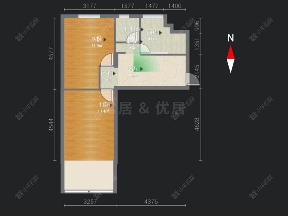 常州工房北区在售二手房源户型图_小牛看房