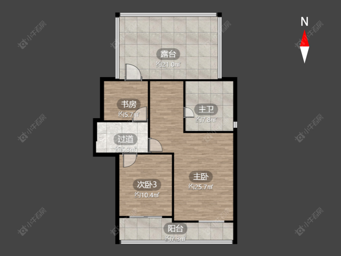 常州嘉宏七棠在售二手房源户型图_小牛看房