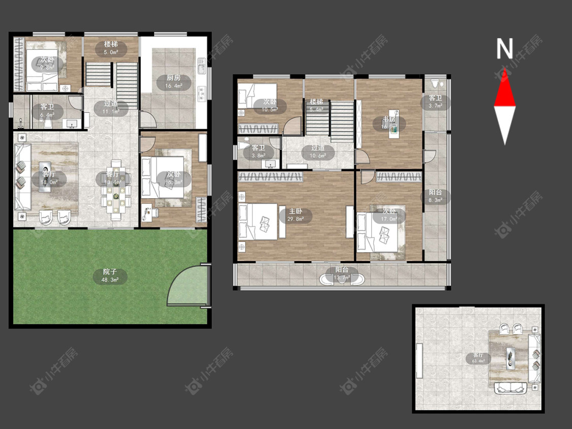 常州谭墅村委在售二手房源户型图_小牛看房