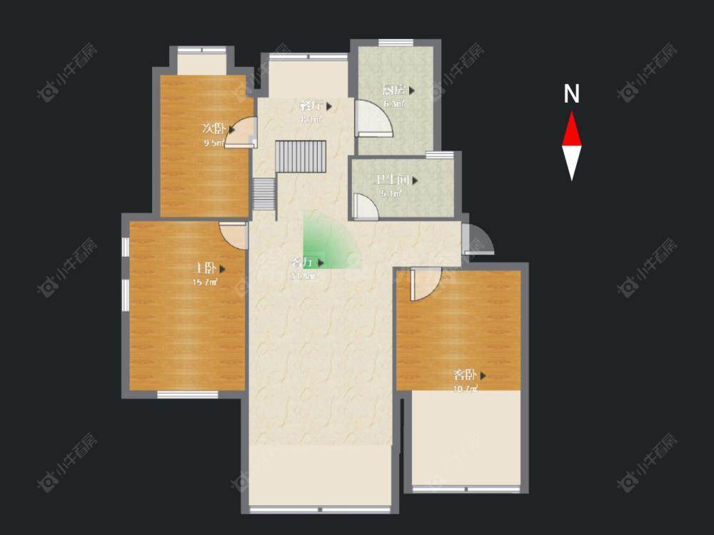 常州香树湾福园在售二手房源户型图_小牛看房