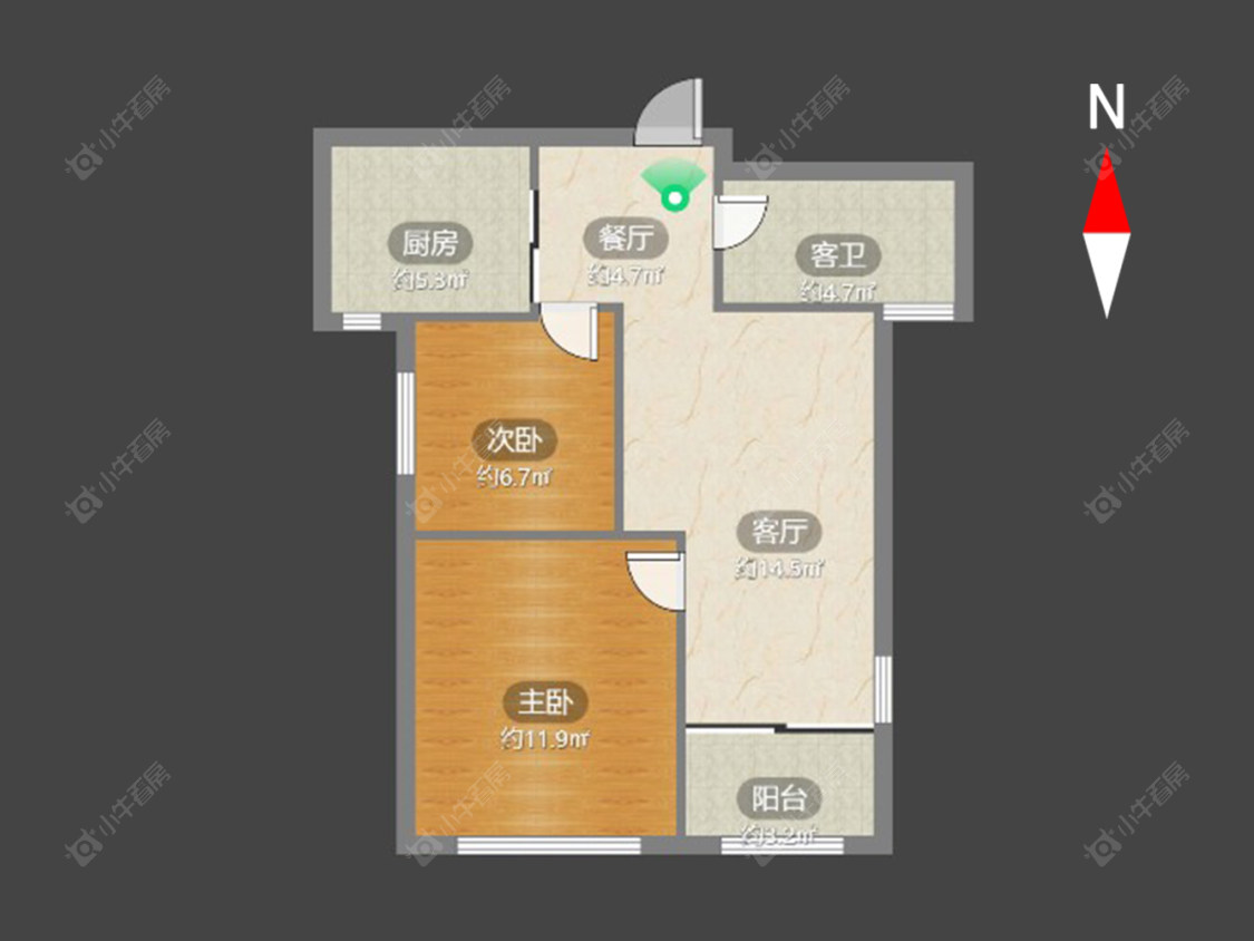 常州聚怡花园南区在售二手房源户型图_小牛看房