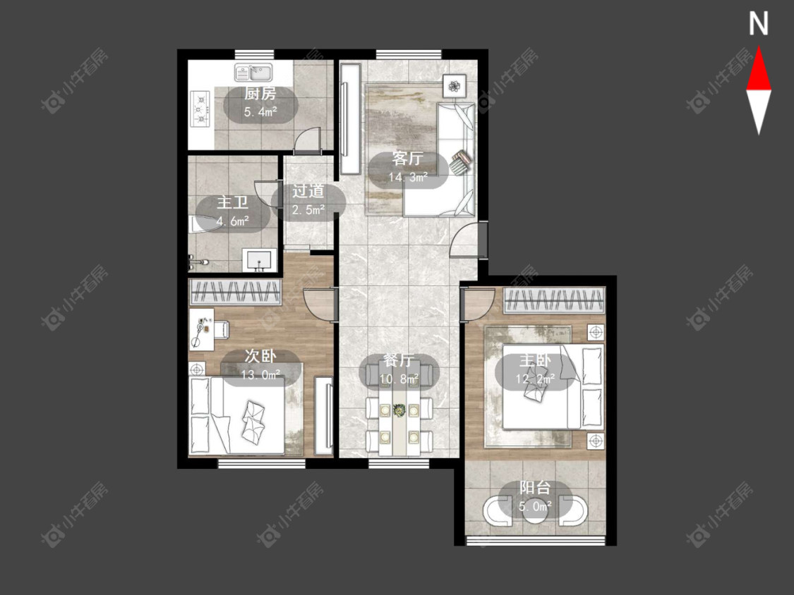常州荷花池公寓东区在售二手房源户型图_小牛看房
