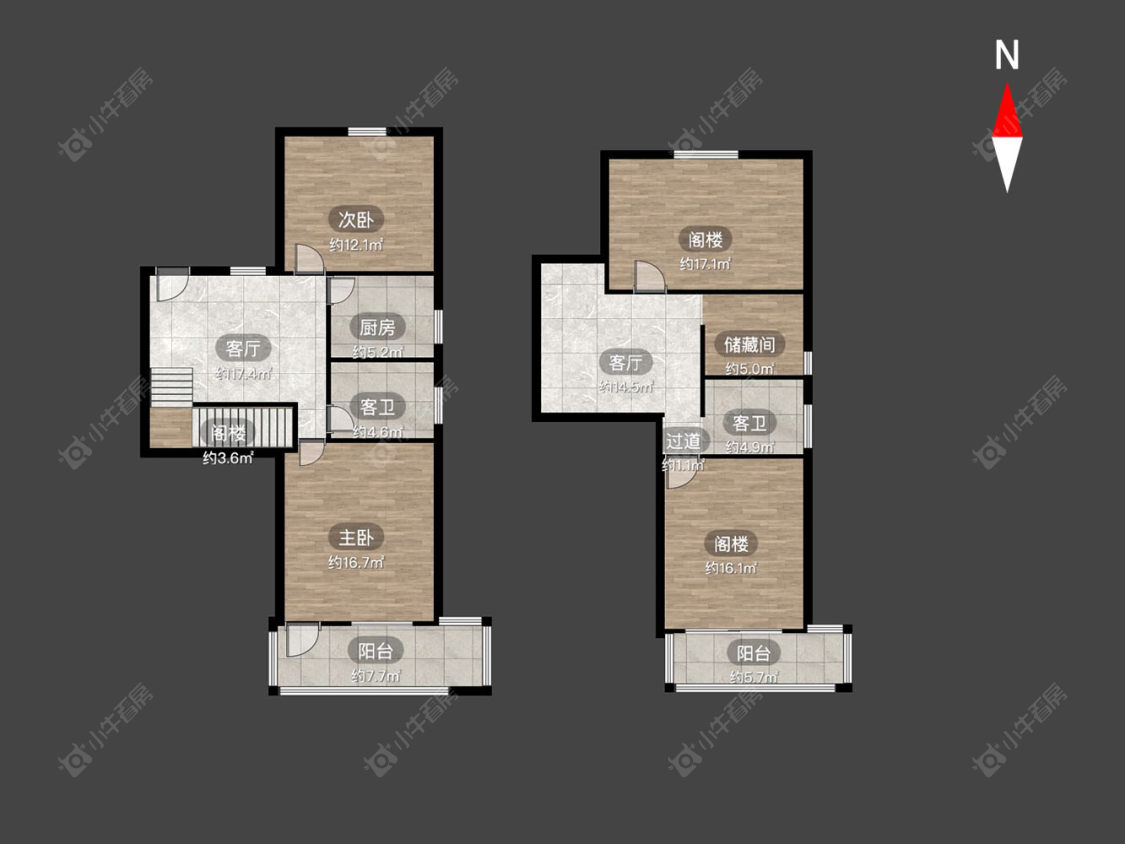 常州翠竹新村南区在售二手房房源户型图_小牛看房