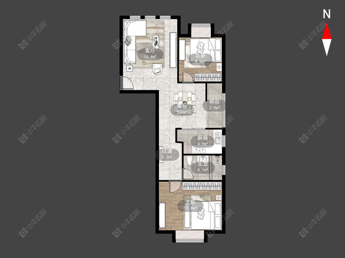常州枫逸人家在售二手房源户型图_小牛看房