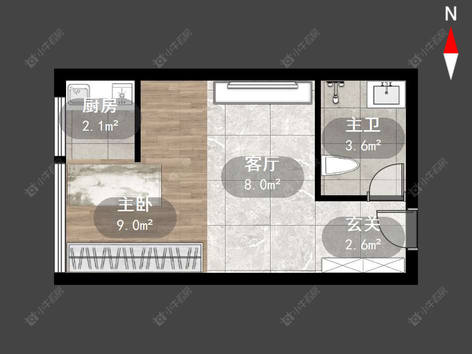 常州金色新城西区在售二手房源户型图_小牛看房