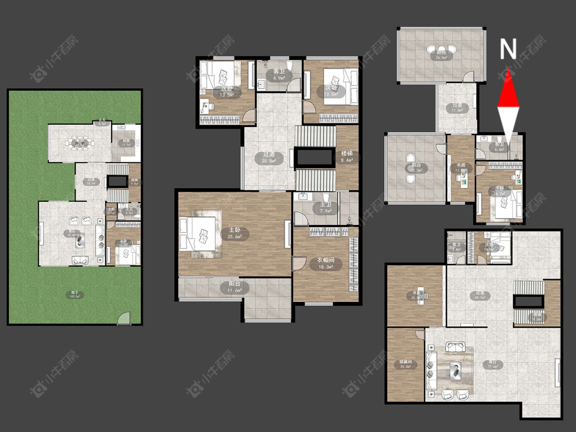 邹区泰富嘉园二期房源户型图 常州邹区泰富嘉园二期在售二手房源户型图_小牛看房