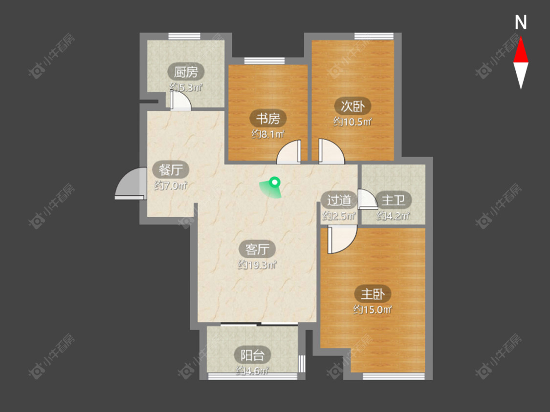 常州香溢紫郡一期在售二手房源户型图_小牛看房