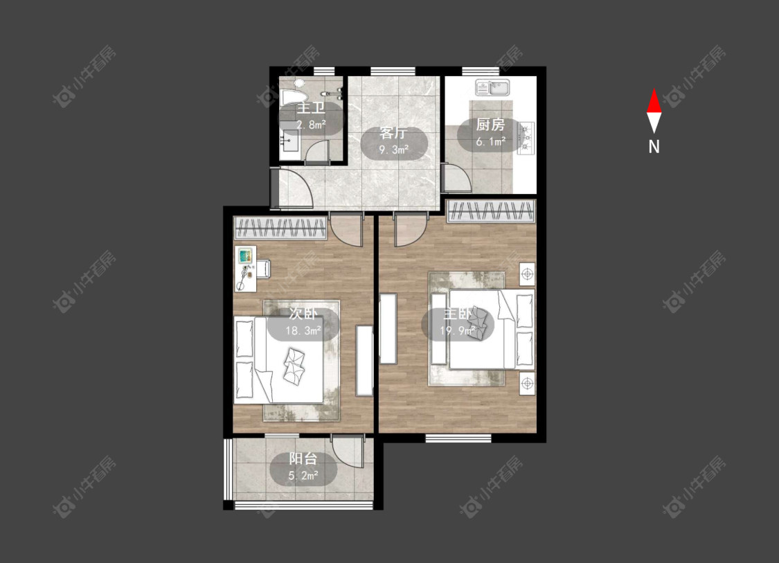 常州劳动新村南区在售二手房房源户型图_小牛看房