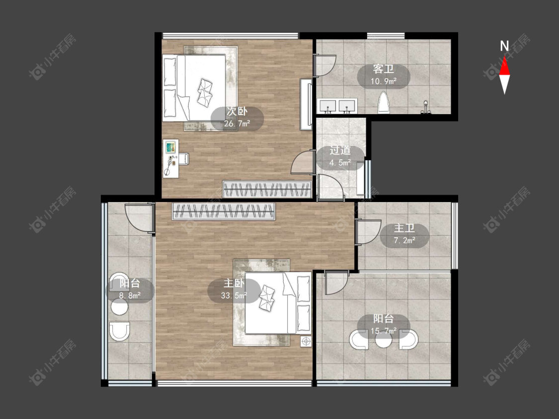 常州美池度假村在售二手房源户型图_小牛看房