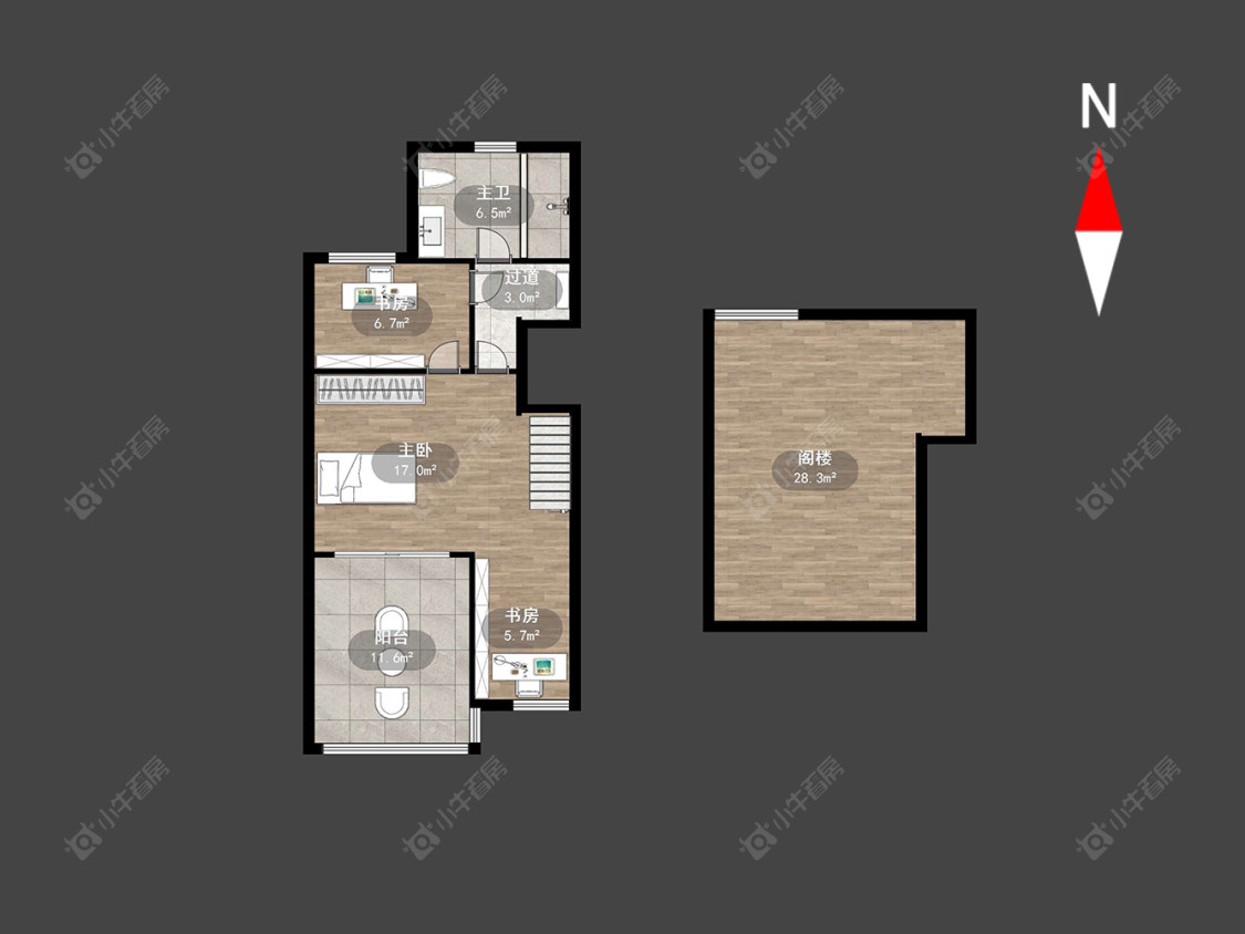 东南花园房源户型图 常州东南花园在售二手房源户型图_小牛看房
